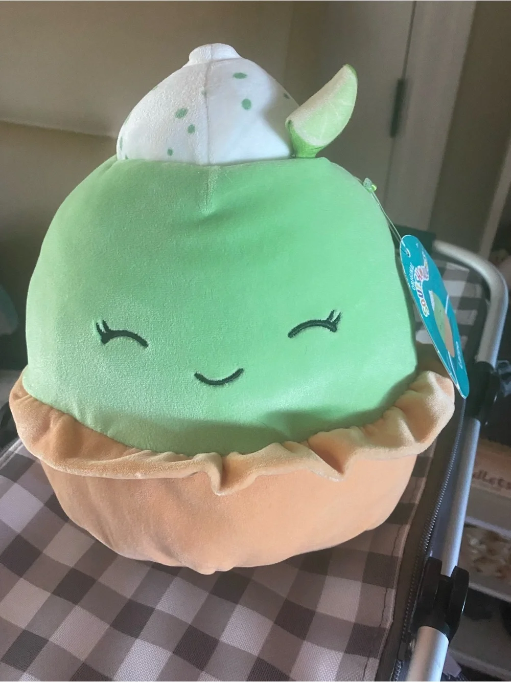 Squishmallows Peach Plush with Branded Tag